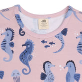 Blue Seahorses-T-Shirt